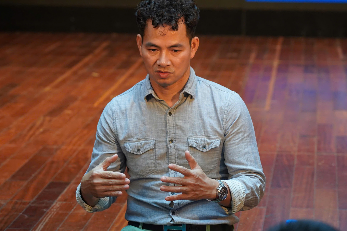 NSND Xuân Bắc giới thiệu về chương trình Trung thu không xa cách.