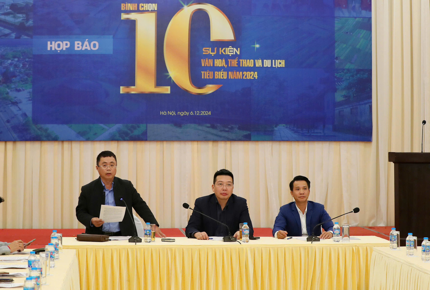 Họp báo bình chọn 10 sự kiện tiêu biểu văn hóa, thể thao và du lịch tiêu biểu năm 2024 được tổ chức ngày 6/12.