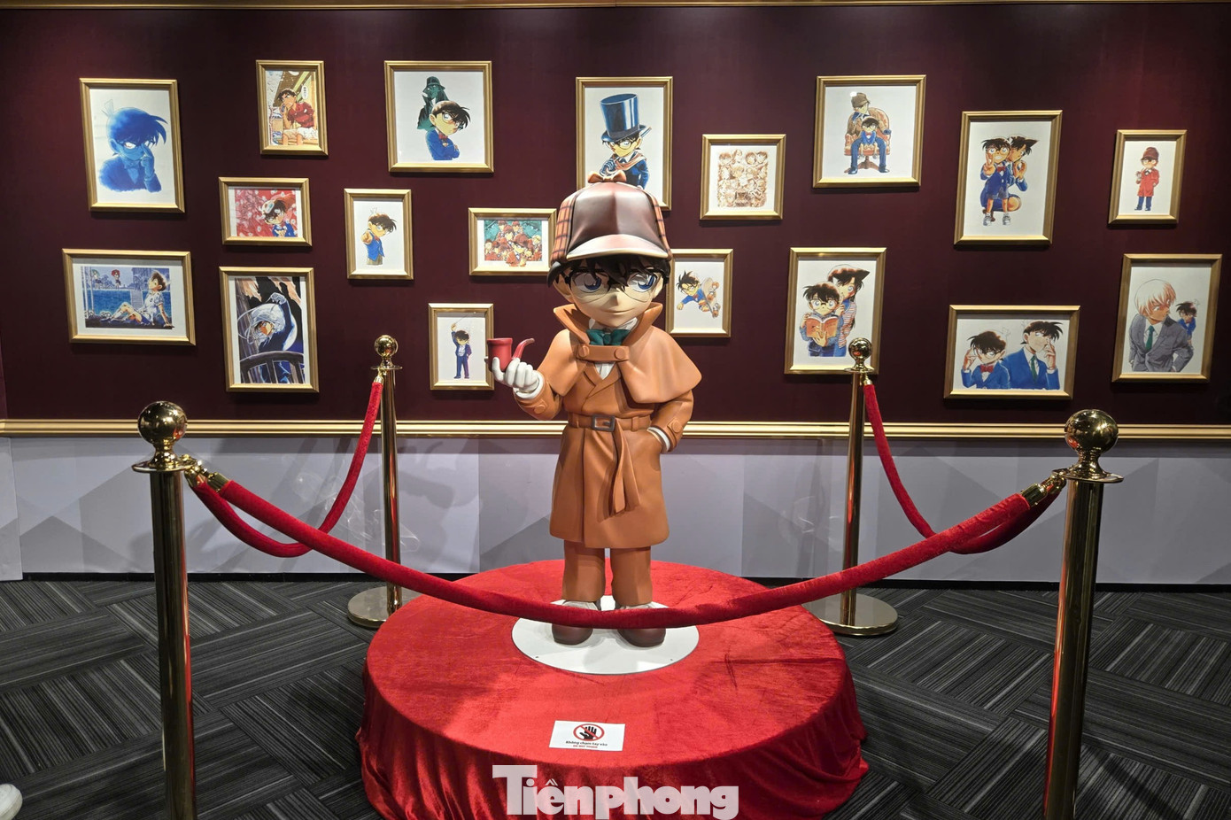 Mô hình thám tử nhí Edogawa Conan là một trong những điểm check in được độc giả yêu thích nhất.