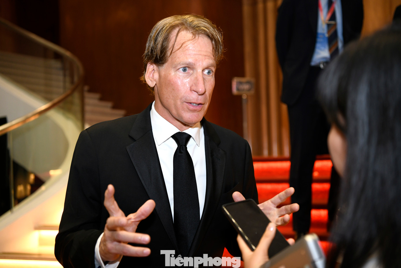 Nhà sản xuất Hollywood Williams Pfeiffer dành sự quan tâm lớn đến thị trường điện ảnh Việt Nam. Ảnh: Như Ý.