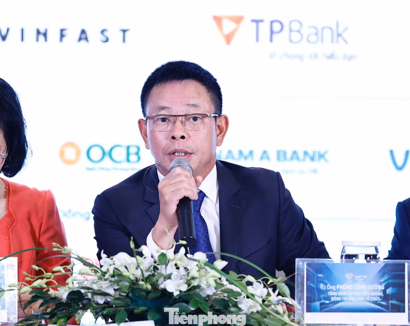 Nhà báo Phùng Công Sưởng - Tổng Biên tập báo Tiền Phong, Trưởng Ban tổ chức Ngày Thẻ Việt Nam 2024 - lý giải việc lựa chọn hoa hậu Đỗ Thị Hà là đại sứ Ngày Thẻ Việt Nam 2024.