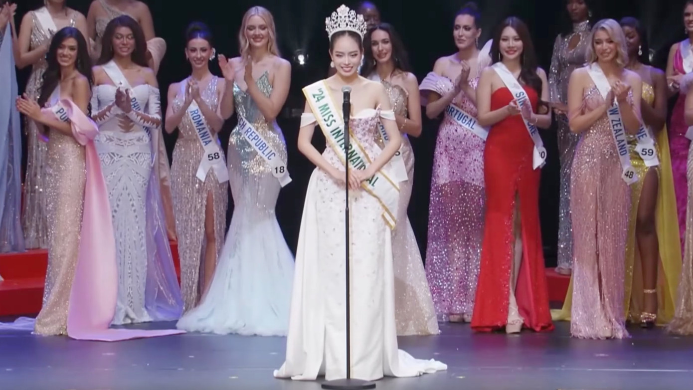 Bài phát biểu sau đăng quang của Hoa hậu Thanh Thủy được nhiều người đẹp hưởng ứng. Bài phát biểu sau đăng quang của Hoa hậu Thanh Thủy được nhiều người đẹp hưởng ứng.