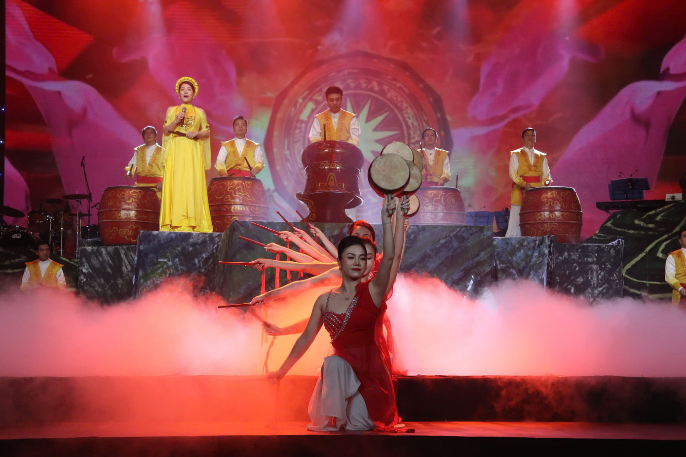 Một số tiết mục trong Lễ khai mạc Liên hoan Ca, Múa, Nhạc toàn quốc 2024 - đợt 1.