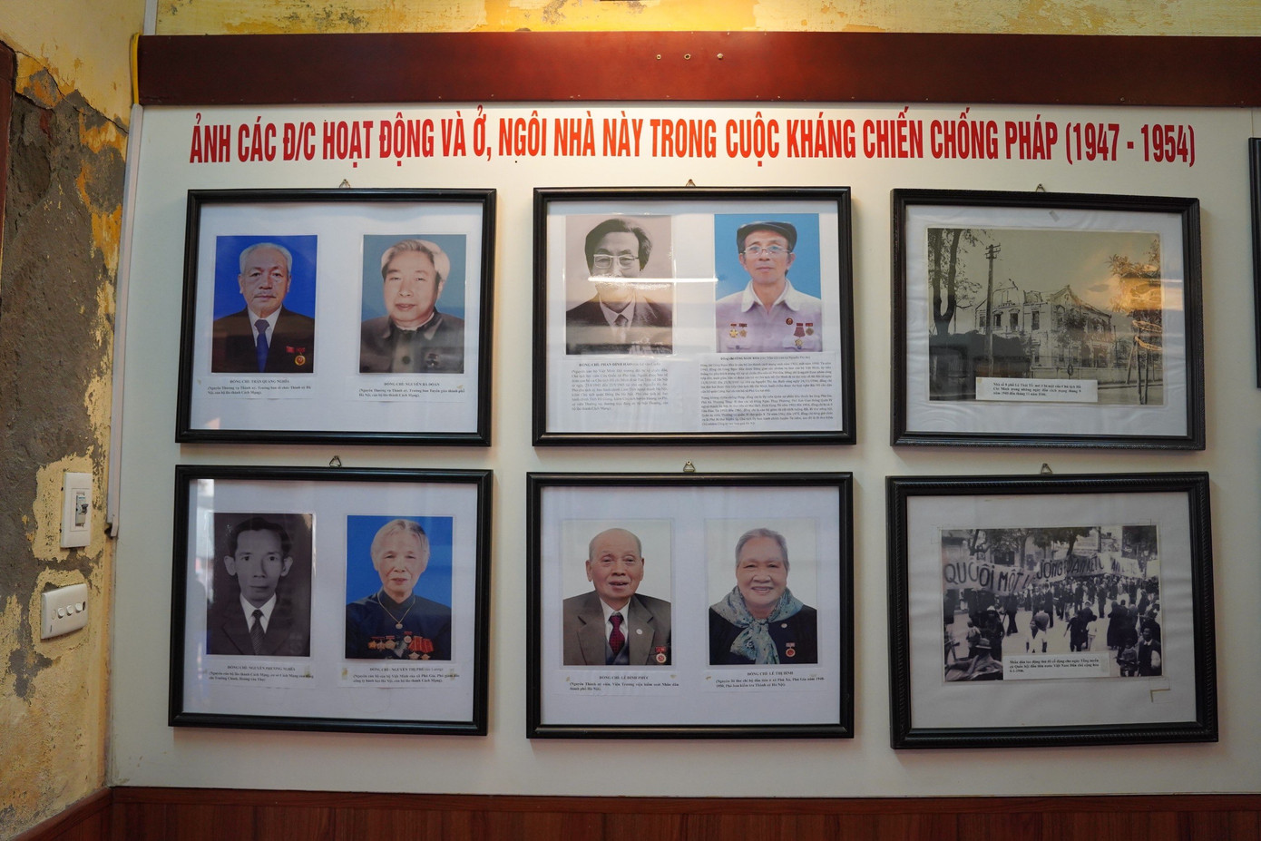 Di tích này cũng lưu giữ nhiều kỷ vật, tư liệu về cuộc kháng chiến chống Pháp (1947-1954).