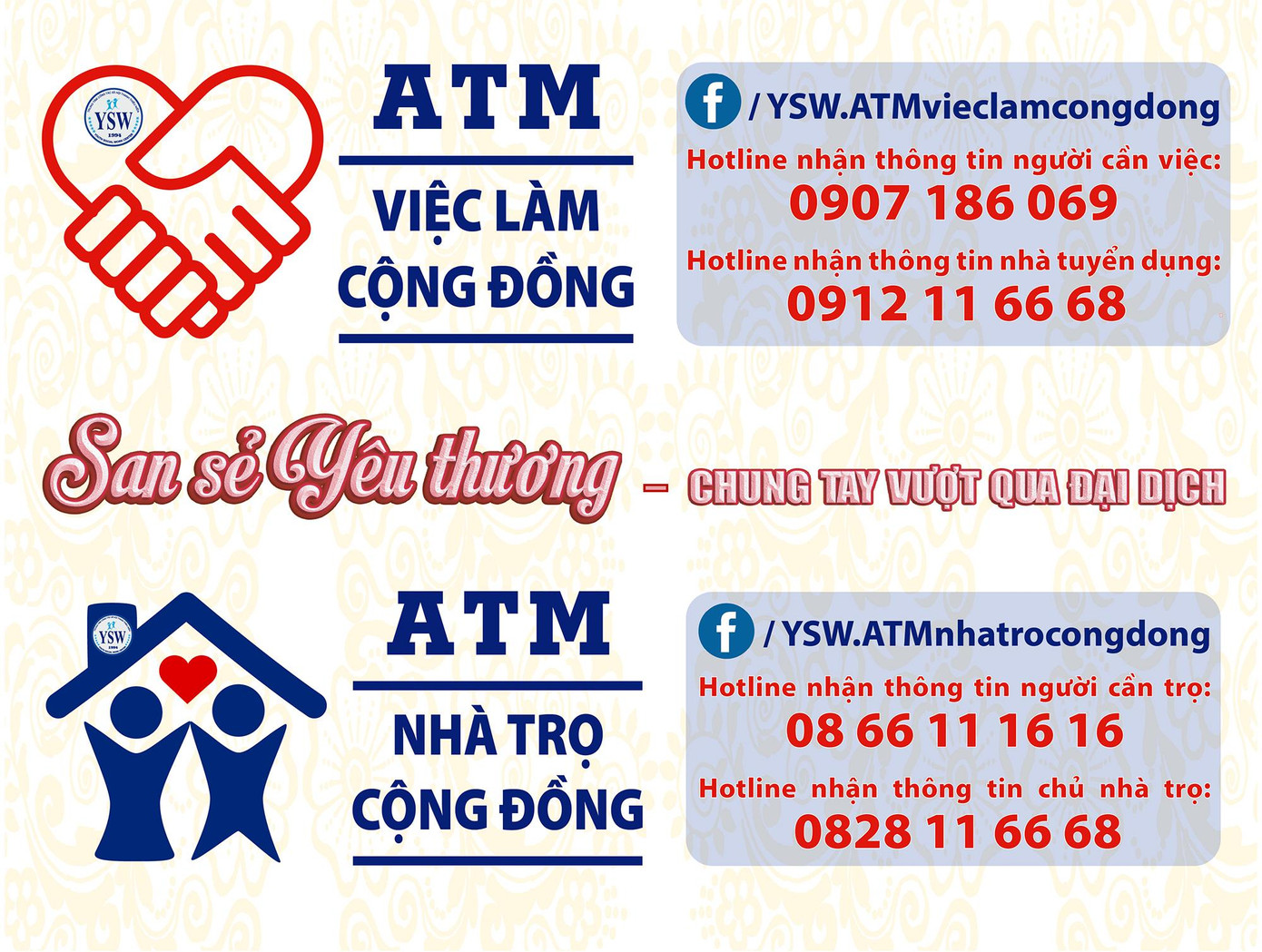 Trung tâm Công tác xã hội thanh thiếu niên (thuộc T.Ư Hội LHTN Việt Nam) mong nhận được sự lan tỏa và sẻ chia từ người lao động, các doanh nghiệp cũng như kết nối những người cần trọ, địa chỉ của các nhà trọ cộng đồng đăng ký thông qua liên hệ của Trung tâm.
