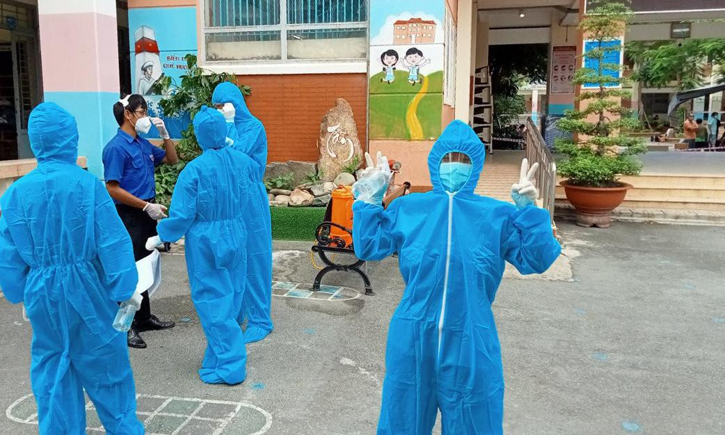 Yên tham gia tình nguyện khi vừa sau khi tham dự kỳ thi THPT Quốc gia 2021