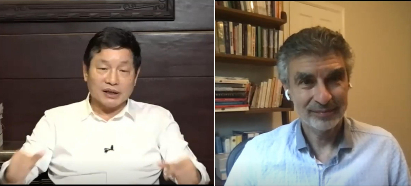 Ông Trương Gia Bình và ông Yoshua Bengio trao đổi trực tuyến Ông Trương Gia Bình và ông Yoshua Bengio trao đổi trực tuyến