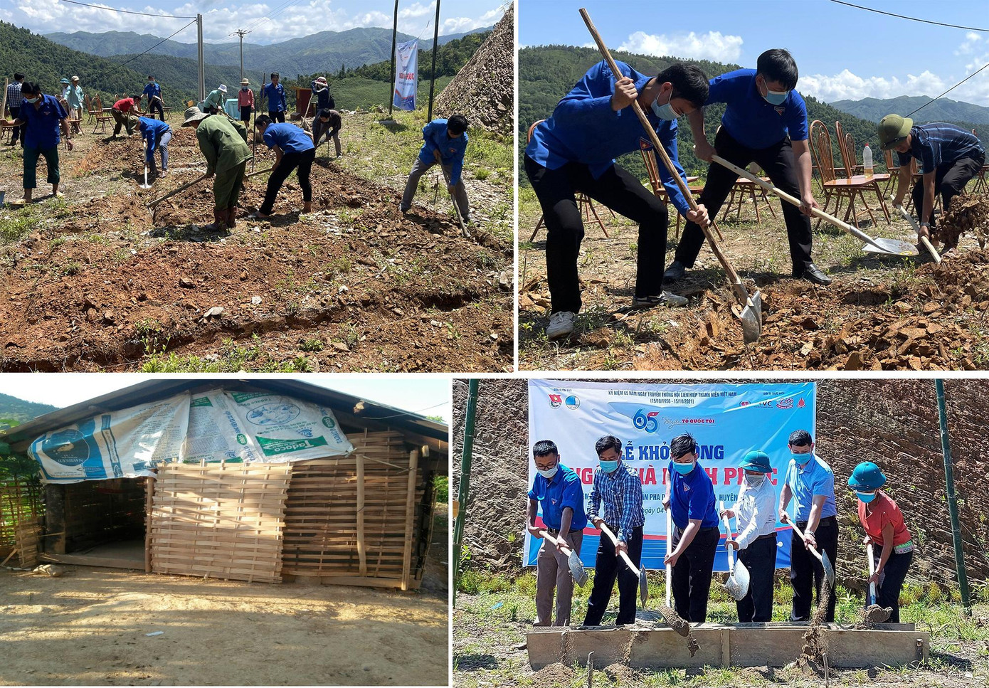 Chương trình mang đến mái ấm khang trang thay cho lán tre nứa, giúp ba mẹ con em Khôn sớm ổn định cuộc sống. Ảnh: CTV Chương trình mang đến mái ấm khang trang thay cho lán tre nứa, giúp ba mẹ con em Khôn sớm ổn định cuộc sống. Ảnh: CTV