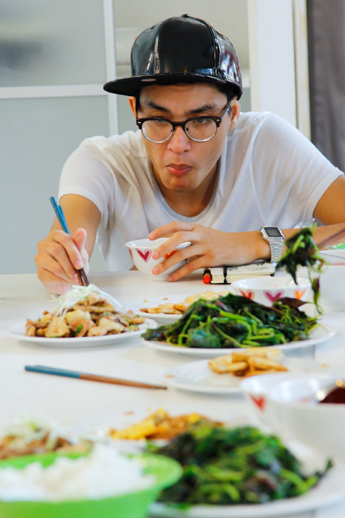 Bàn ăn nhiều rau xanh của các thí sinh Next Top Model. Bàn ăn nhiều rau xanh của các thí sinh Next Top Model