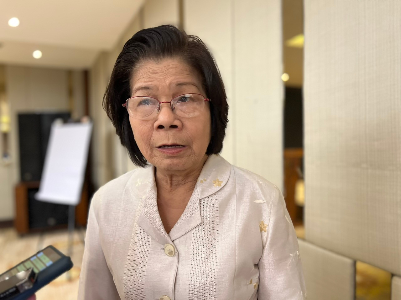 Bà Vũ Kim Hạnh, Chủ tịch Hội doanh nghiệp hàng Việt Nam chất lượng cao. Ảnh: U.Phương Bà Vũ Kim Hạnh, Chủ tịch Hội doanh nghiệp hàng Việt Nam chất lượng cao. Ảnh: U.Phương