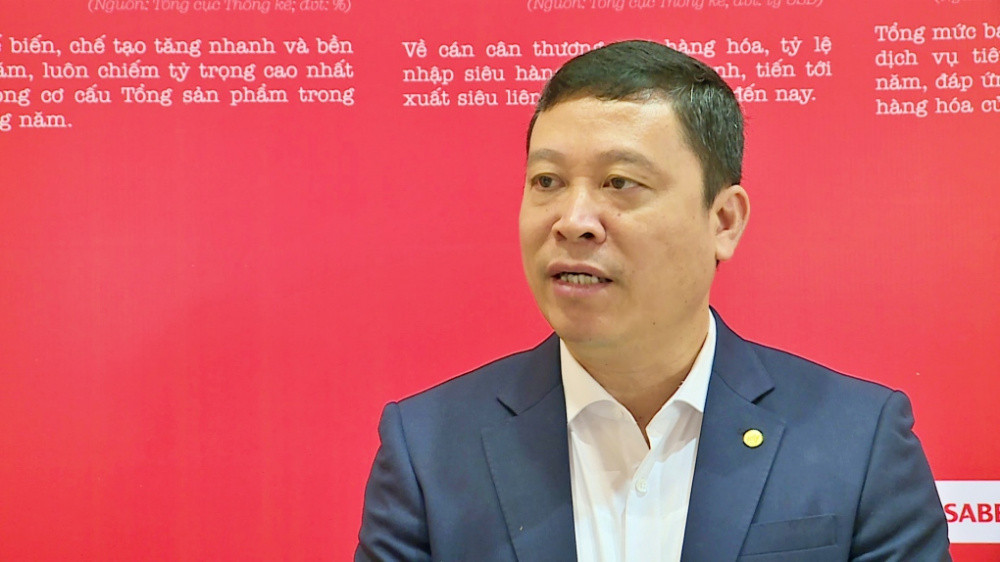 Ông Thân Đức Việt, Tổng Giám đốc Tổng công ty May 10. Ảnh: Nguyễn Hạnh