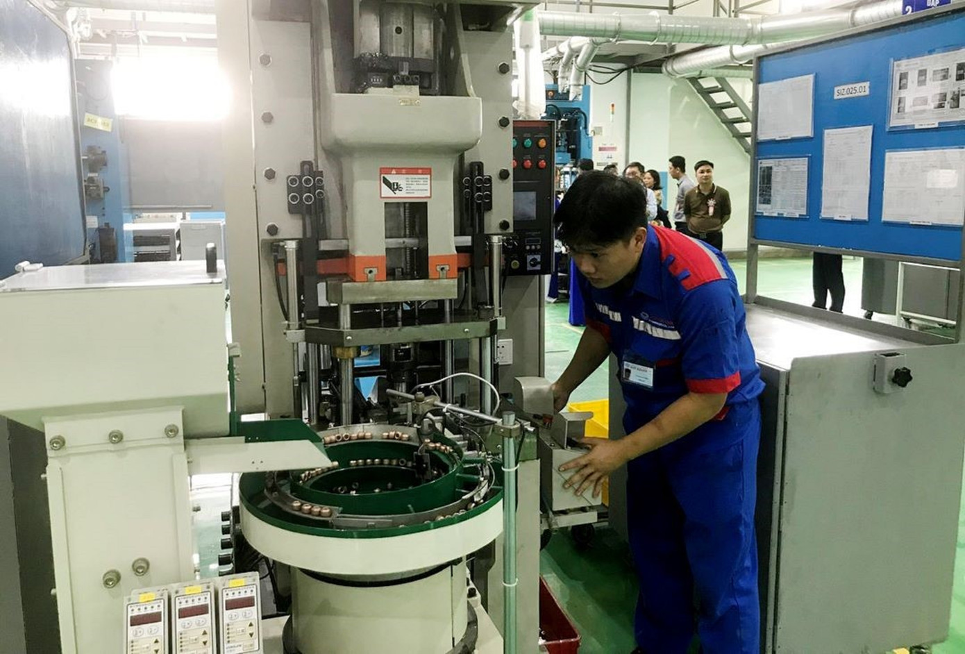 Dây chuyền công nghệ Sintering được áp dụng tại nhà máy của Công ty Cơ khí Duy Khanh