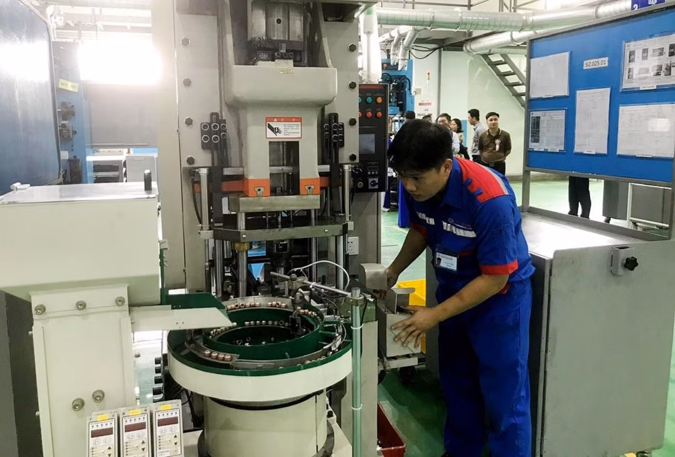 Dây chuyền công nghệ Sintering được áp dụng tại nhà máy của Công ty Cơ khí Duy Khanh
