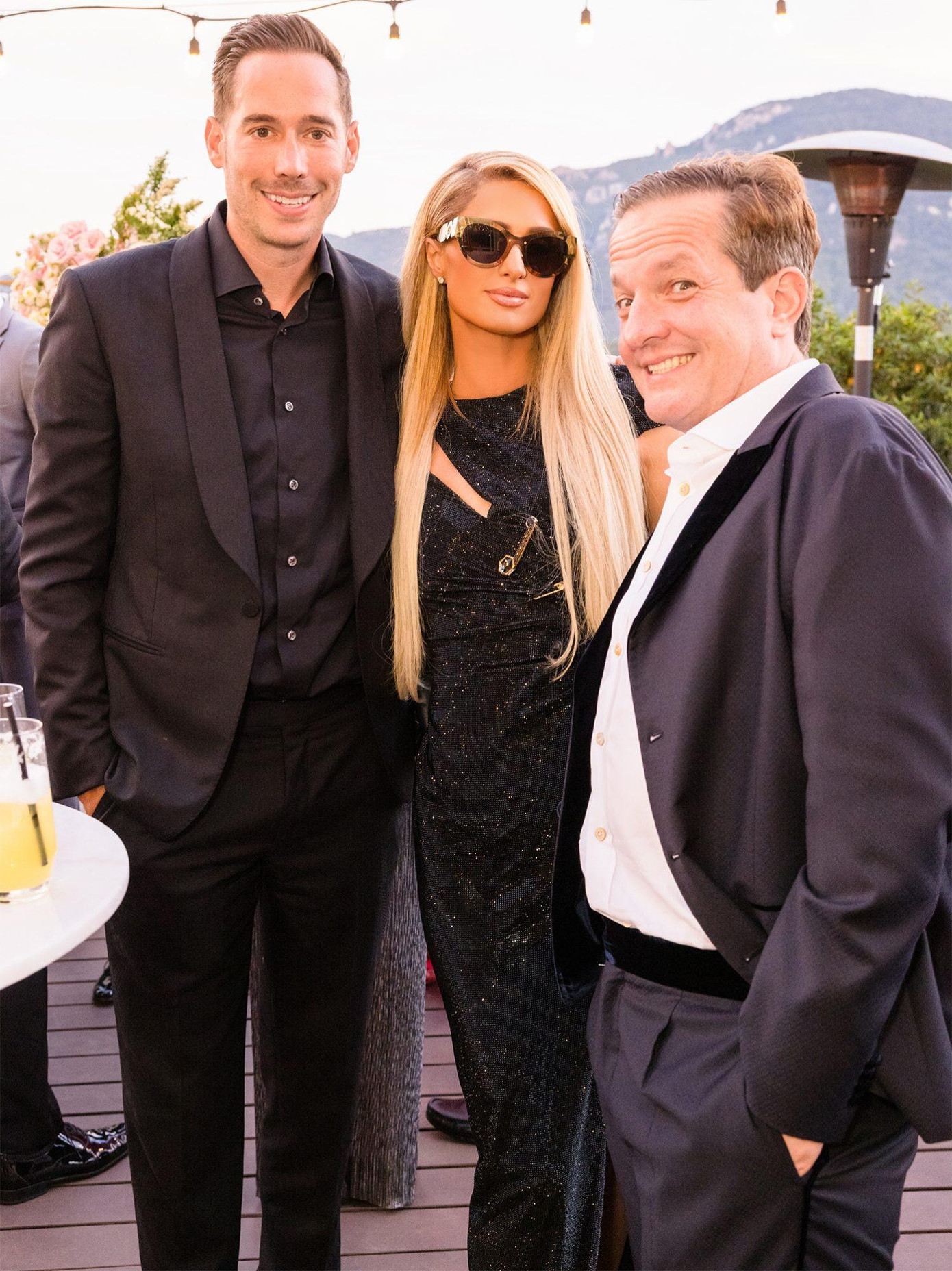 Carter Reum, Paris Hilton và Jeff Beacher.