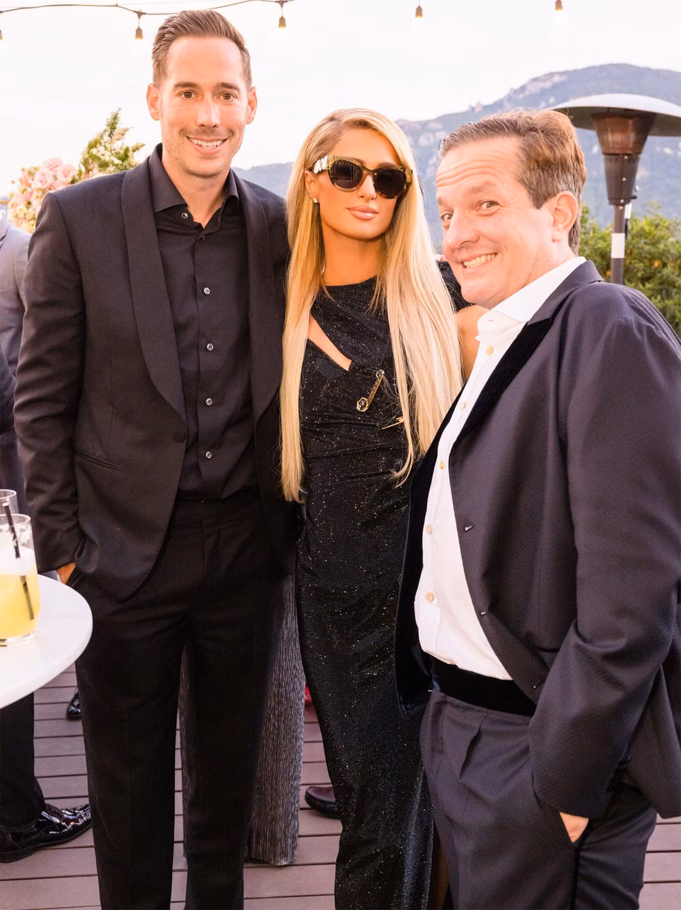Carter Reum, Paris Hilton và Jeff Beacher.
