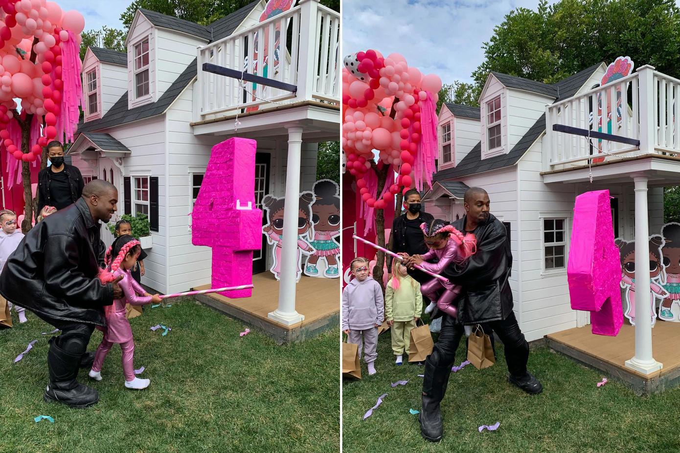 Dù vậy, Ye đã nhận được địa chỉ bữa tiệc từ Travis Scott và đến góp vui với con gái sau đó. Dù vậy, Ye đã nhận được địa chỉ bữa tiệc từ Travis Scott và đến góp vui với con gái sau đó.