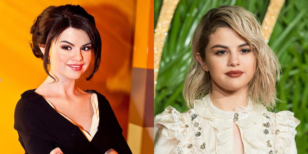 Bức tượng được ra mắt năm Selena Gomez 18 tuổi nhưng trông người "chị em song sinh" của cô như 48 tuổi.