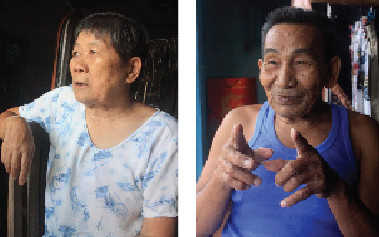 Bà Ni và ông Hoàn xúc động khi nói về những cựu tù 