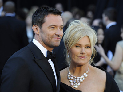 Vợ chồng Hugh Jackman. a