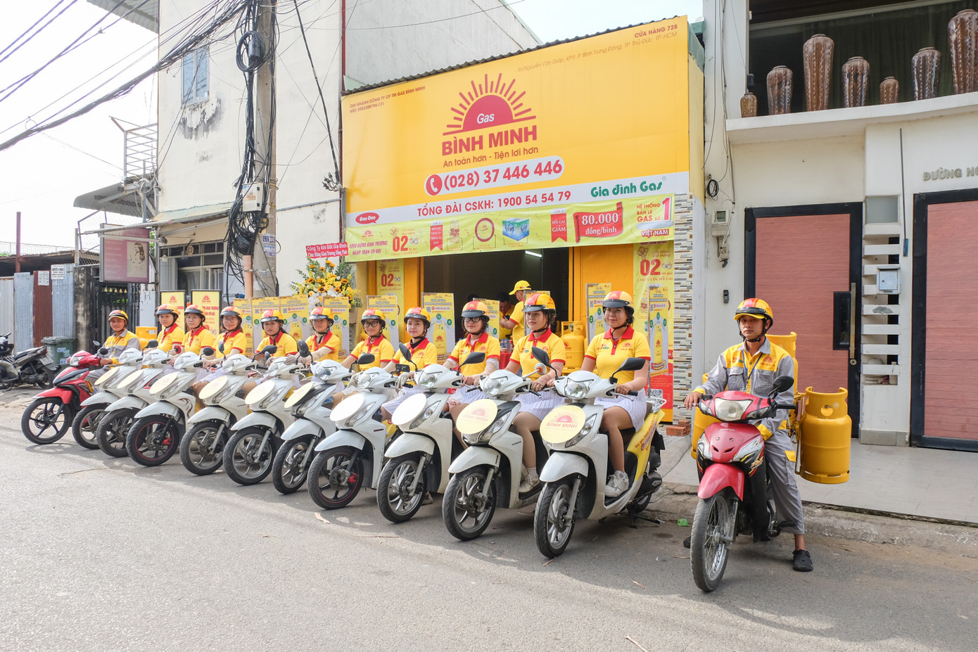 Cửa hàng phân phối chính hãng của Gas Bình Minh