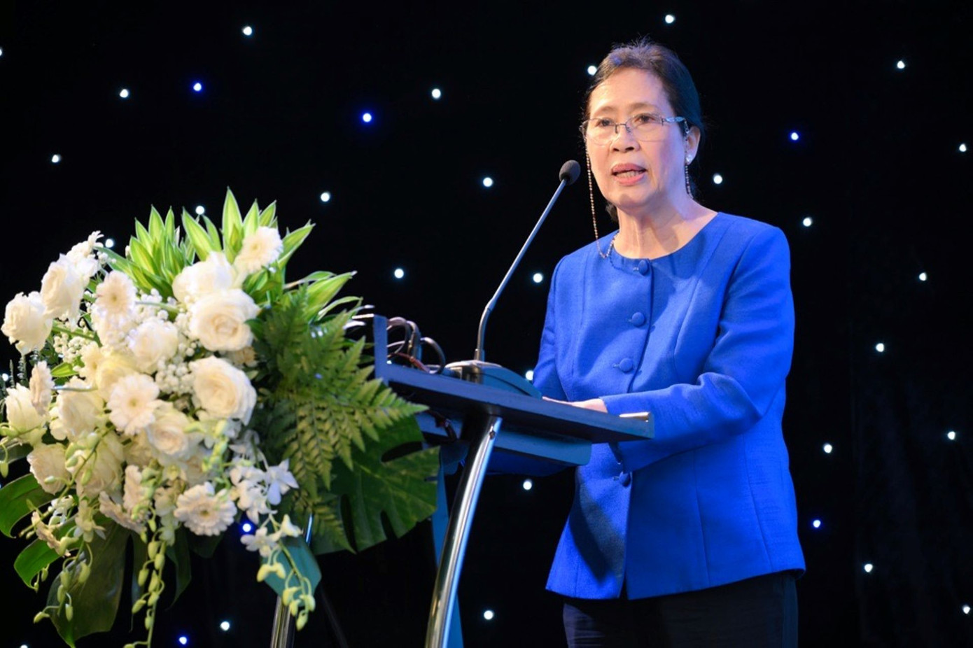 Bà Nguyễn Thị Thu Sắc, Chủ tịch VASEP, nhấn mạnh tầm quan trọng tất yếu của phát triển bền vững trong ngành thủy sản