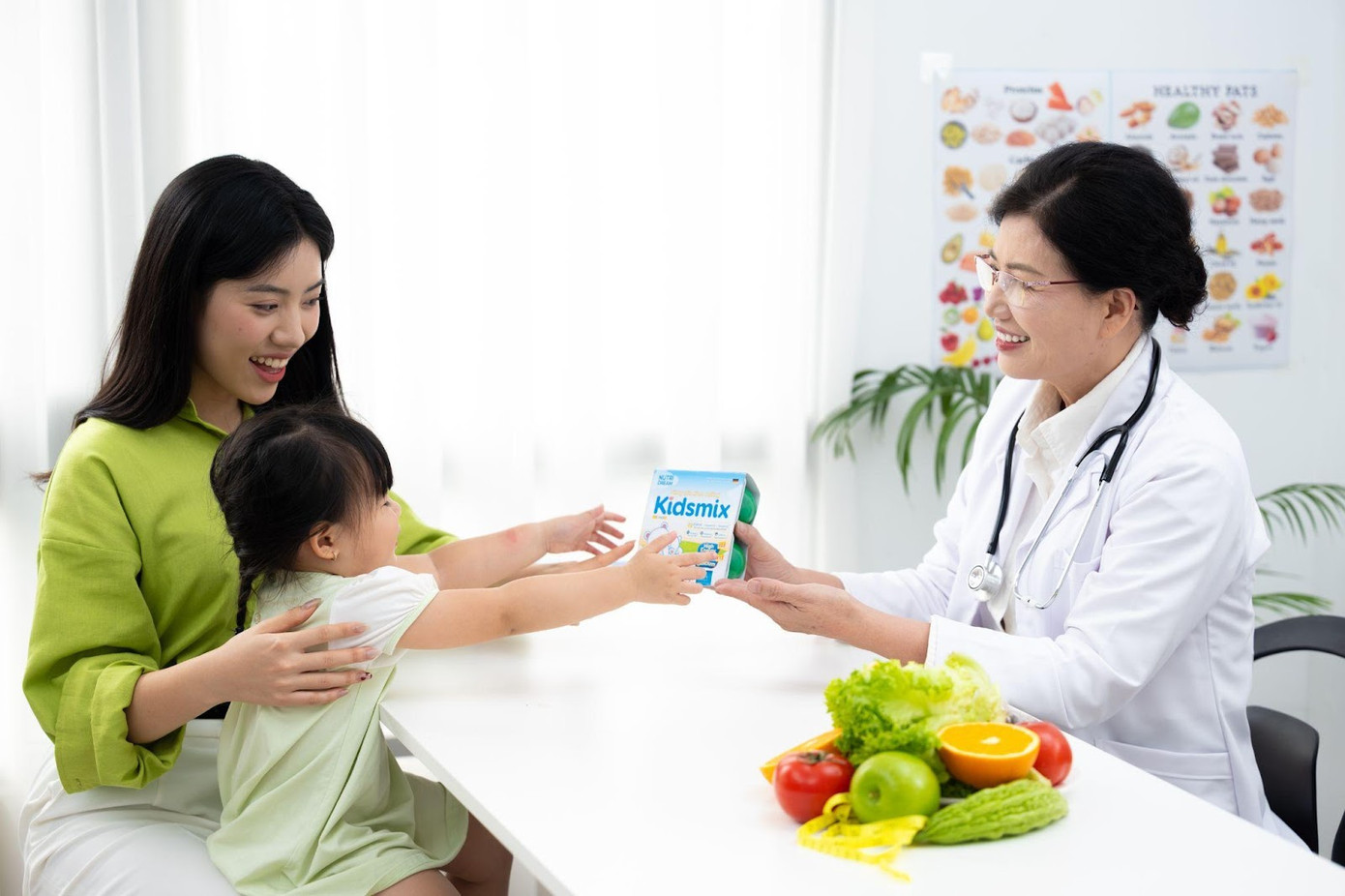 Váng sữa dinh dưỡng Kidsmix - hỗ trợ định hình chuẩn mực váng sữa cao cấp