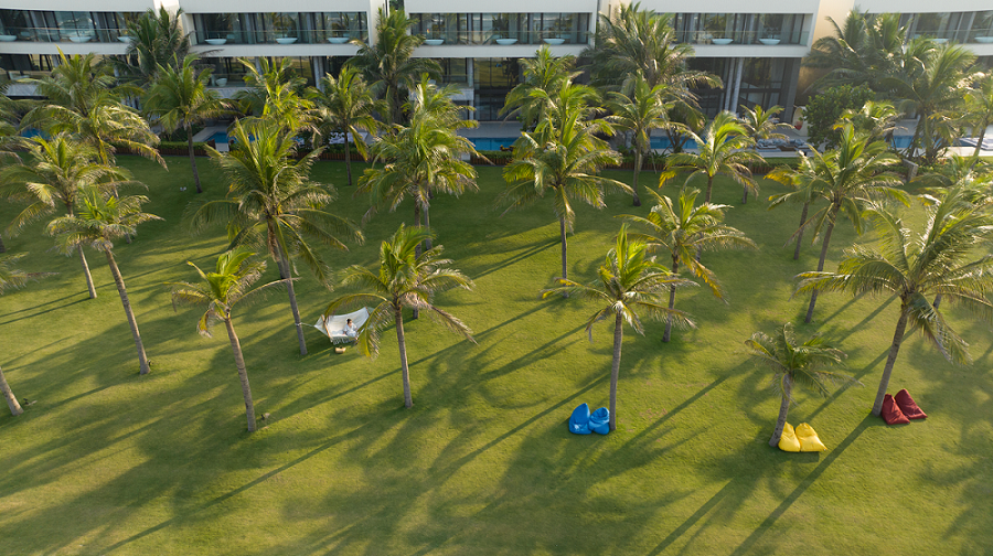 Khu nghỉ dưỡng xanh gần gũi với thiên nhiên