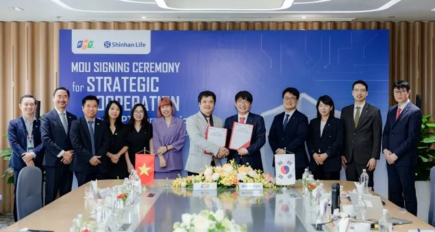 Shinhan Life và Tập đoàn FPT ký kết Biên bản Ghi nhớ Hợp tác vào ngày 19/2