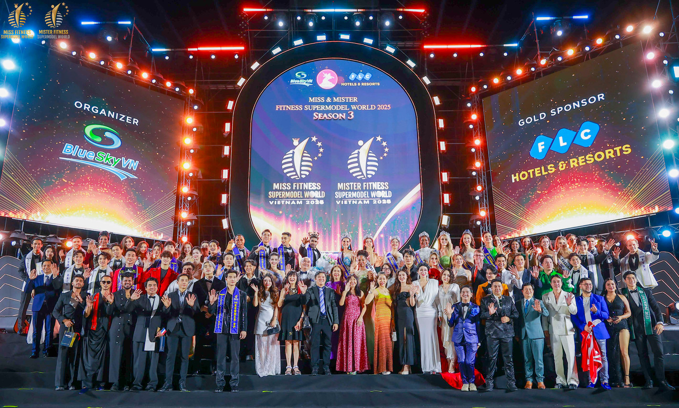 Cuộc thi Hoa hậu và Nam vương siêu mẫu thể hình thế giới 2025 diễn ra tại TP. Quy Nhơn. Ảnh: BTC Cuộc thi Hoa hậu và Nam vương siêu mẫu thể hình thế giới 2025 diễn ra tại TP. Quy Nhơn. Ảnh: BTC