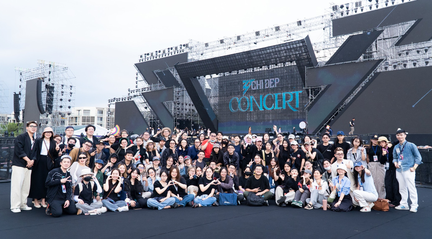 Sinh viên được học “thực chiến” tại Concert Chị đẹp đạp gió rẽ sóng.