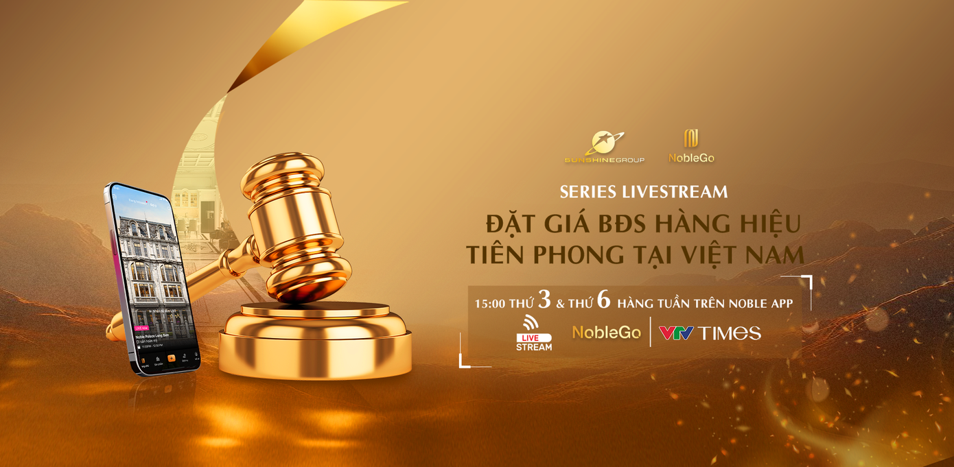 NobleGo là tính năng livestream trên Noble App - nền tảng tiên phong ứng dụng công nghệ AI trong kinh doanh BĐS tại Việt Nam.