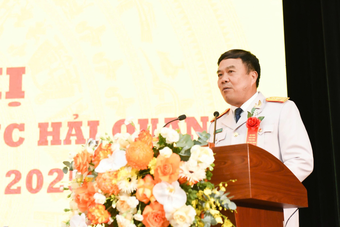 Cục trưởng Hải quan Nguyễn Văn Thọ khẳng định Hội nghị lần này là dấu mốc quan trọng khẳng định bước phát triển mới của phong trào thi đua và công tác khen thưởng