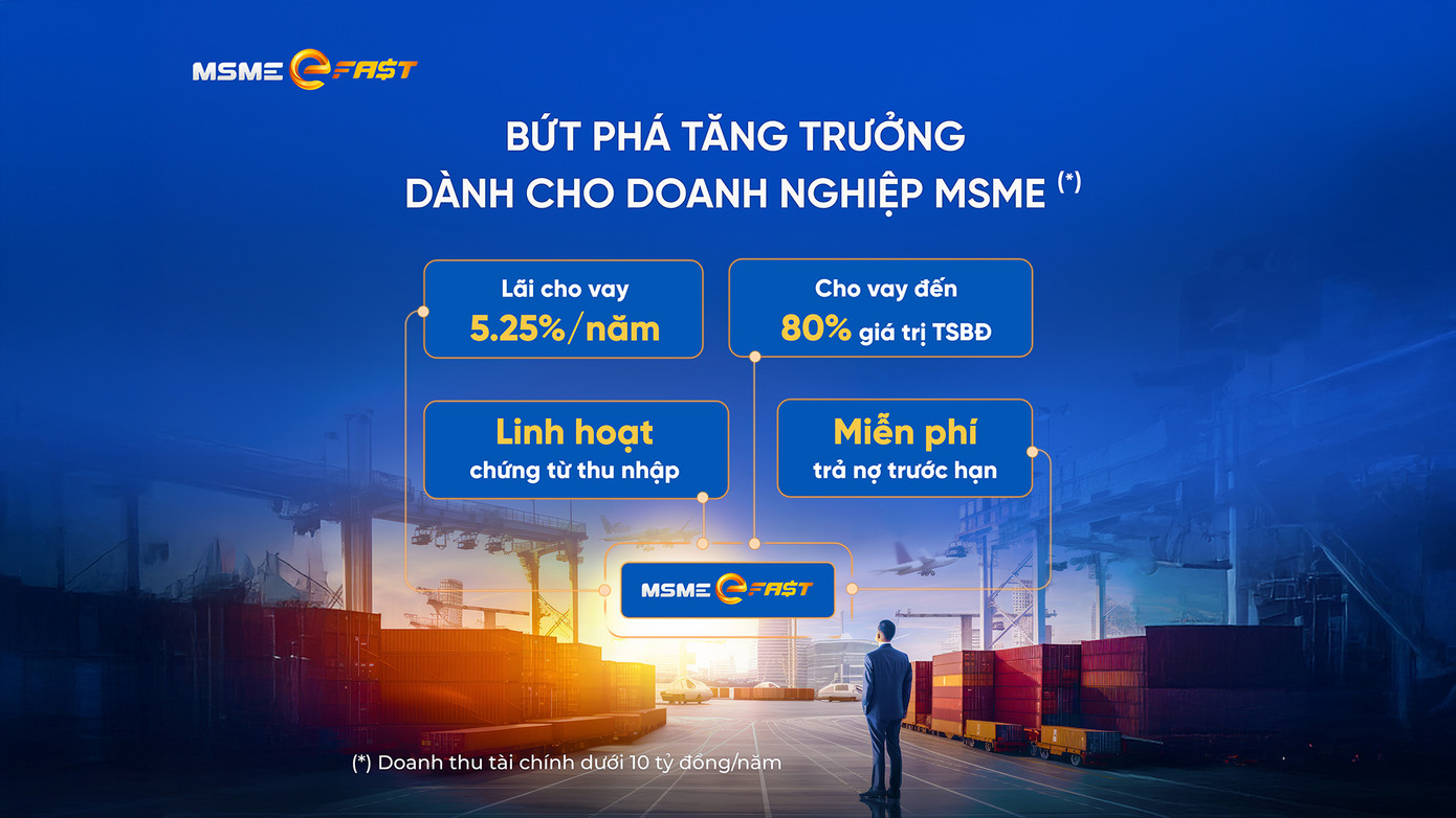 Gói vay sản xuất kinh doanh ngắn hạn của Eximbank có mức lãi suất ưu đãi 5,25%/năm.