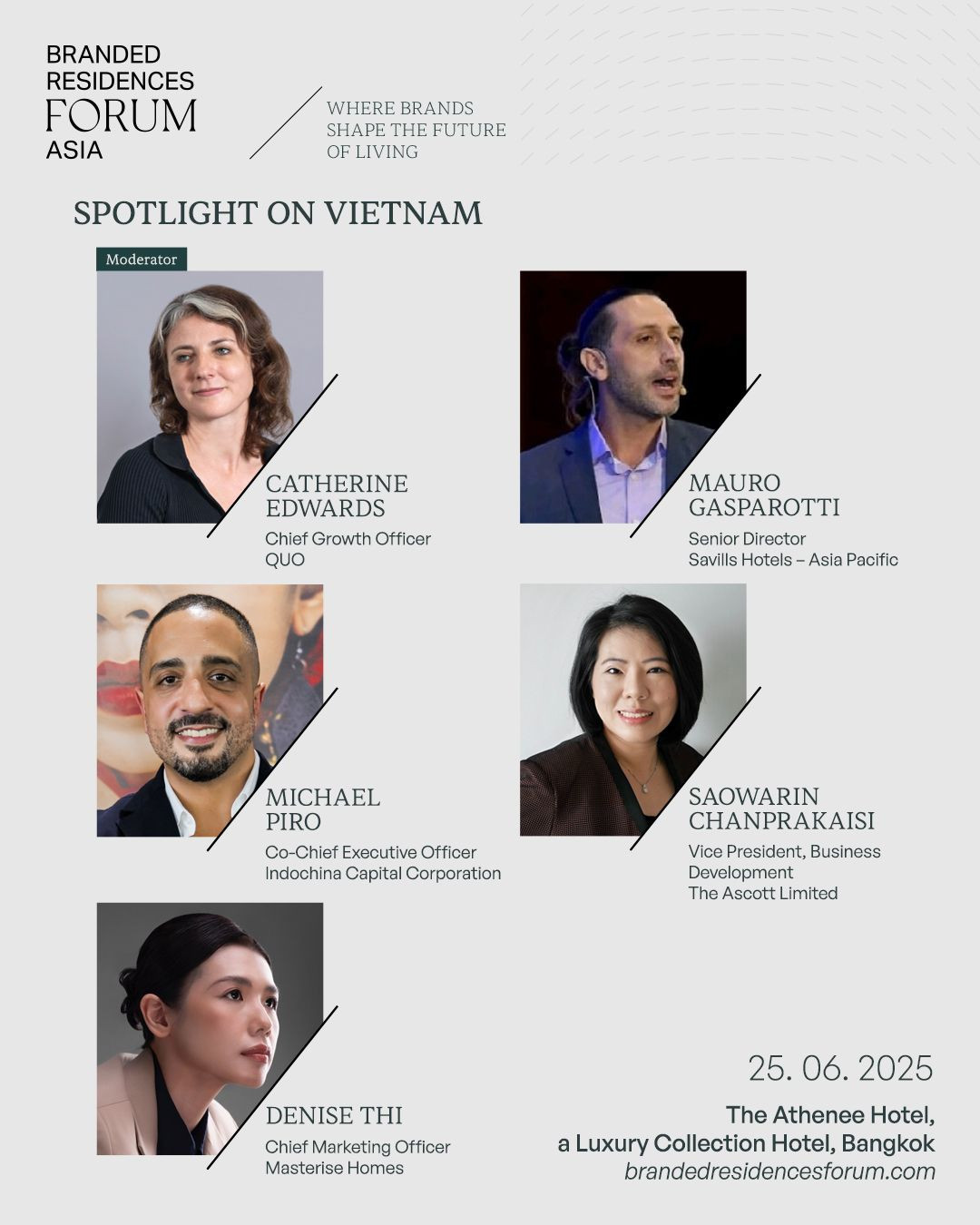 Bà Thi Anh Đào, giám đốc khối Marketing Masterise Group sẽ đại diện Masterise Homes tham gia phiên thảo luận “Spotlight on Vietnam” tại Branded Residences Forum Asia 2025 Bà Thi Anh Đào, giám đốc khối Marketing Masterise Group sẽ đại diện Masterise Homes tham gia phiên thảo luận “Spotlight on Vietnam” tại Branded Residences Forum Asia 2025