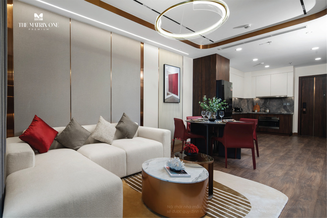 Căn hộ hai phòng ngủ thuộc sản phẩm Garden Apartment tại The Matrix One Premium