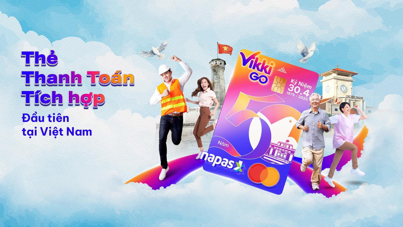 Thẻ Thanh toán tích hợp đầu tiên tại Việt Nam - VikkiGO.