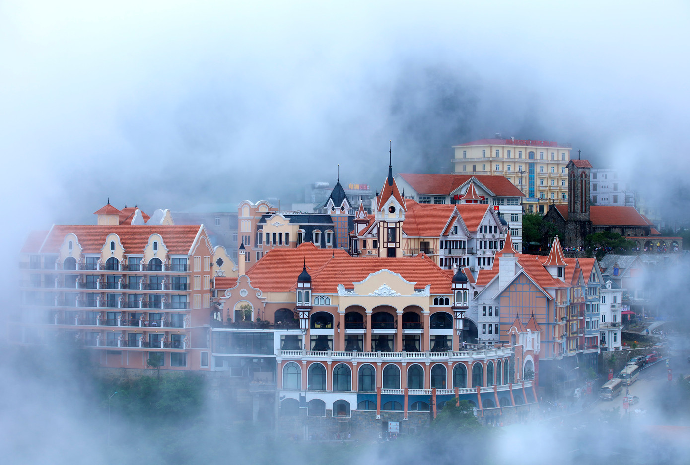 Khách sạn Venus Tam Đảo nổi bật với kiến trúc châu Âu cổ điển Khách sạn Venus Tam Đảo nổi bật với kiến trúc châu Âu cổ điển