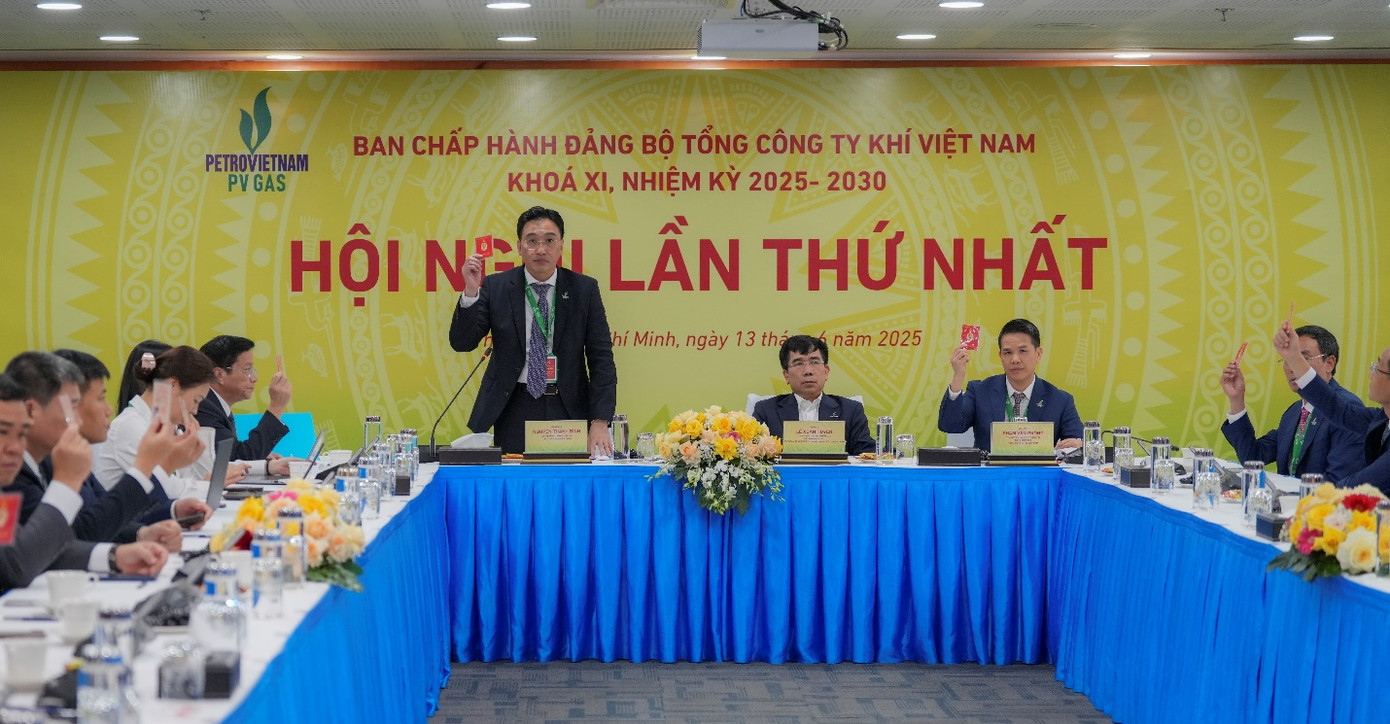 BCH Đảng bộ nhiệm kỳ mới tham gia biểu quyết tại Hội nghị lần thứ Nhất