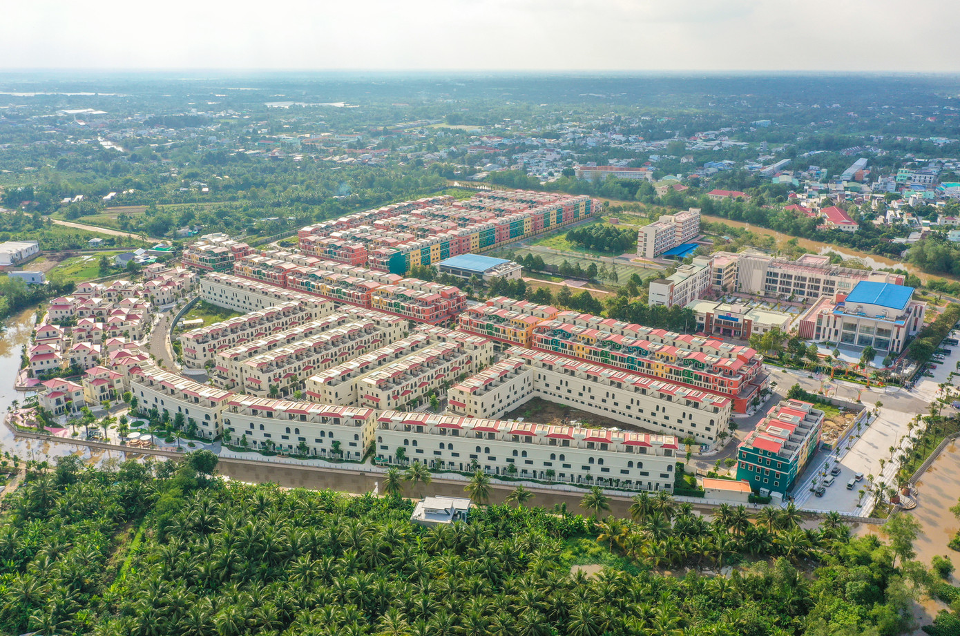 Hình ảnh thực tế dự án Khu dân cư Phước Thọ 1 &amp; 2 của Tập đoàn T&amp;T Group.