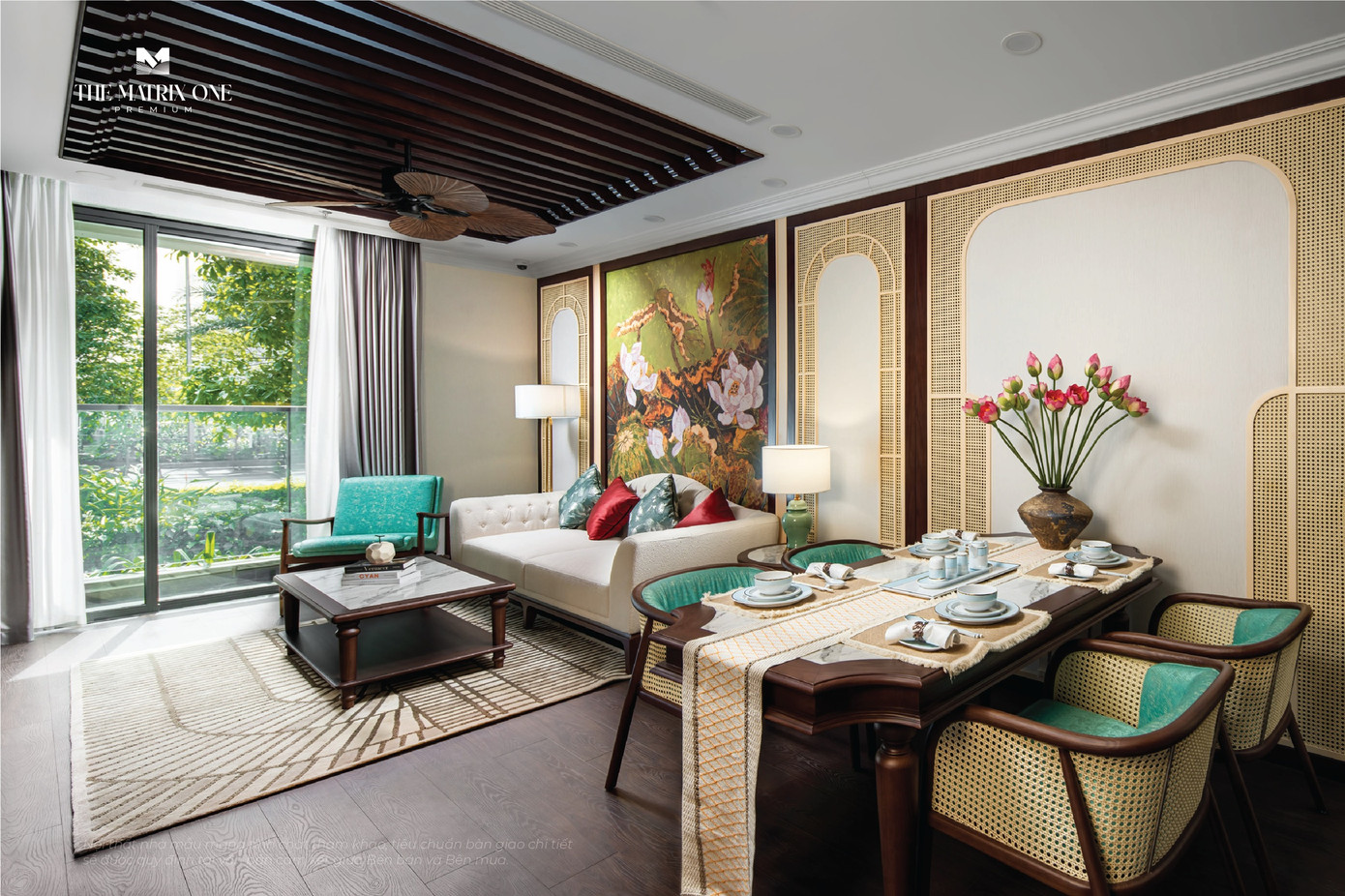 Căn hộ tại The Matrix One Premium được bàn giao nội thất vượt chuẩn từ các thương hiệu nổi tiếng thế giới