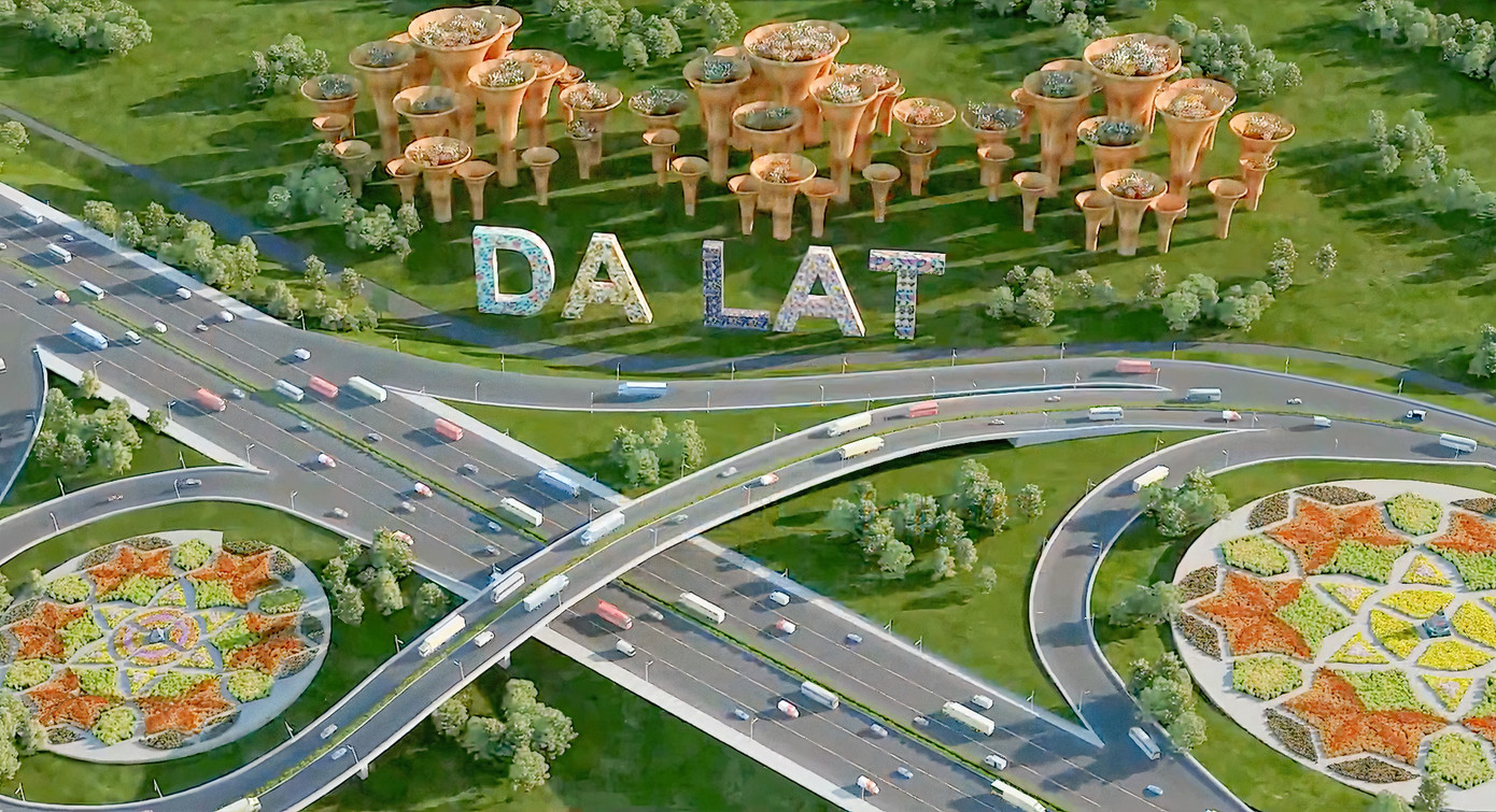 Ảnh phối cảnh dự án cao tốc Bảo Lộc – Liên Khương Ảnh phối cảnh dự án cao tốc Bảo Lộc – Liên Khương