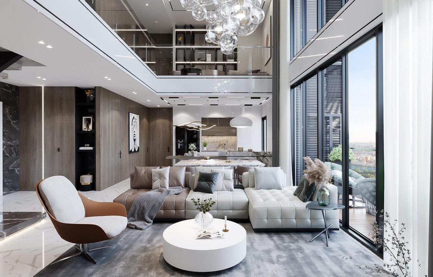 Căn hộ duplex thông tầng diện tích hơn 155m2 sẽ lên sóng livestream NobleGo vào chiều ngày 4/7