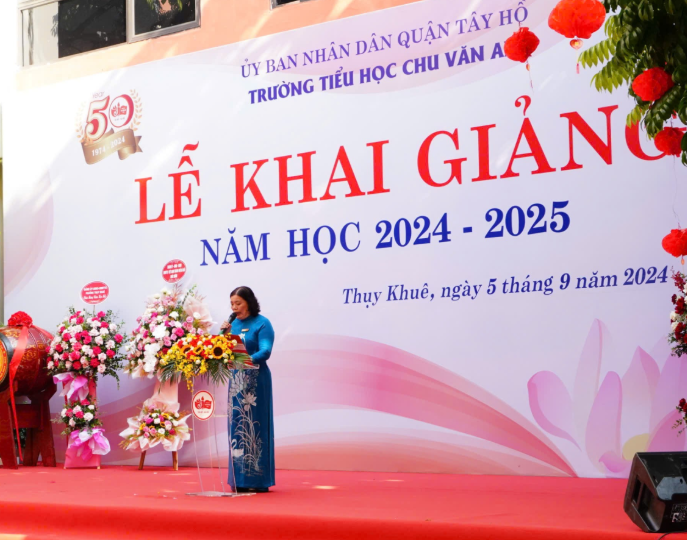 Cô Nguyễn Thị Thúy Minh - Hiệu trưởng Trường Tiểu học Chu Văn An (quận Tây Hồ, thành phố Hà Nội). Ảnh: website nhà trường. Cô Nguyễn Thị Thúy Minh - Hiệu trưởng Trường Tiểu học Chu Văn An (quận Tây Hồ, thành phố Hà Nội). Ảnh: website nhà trường.