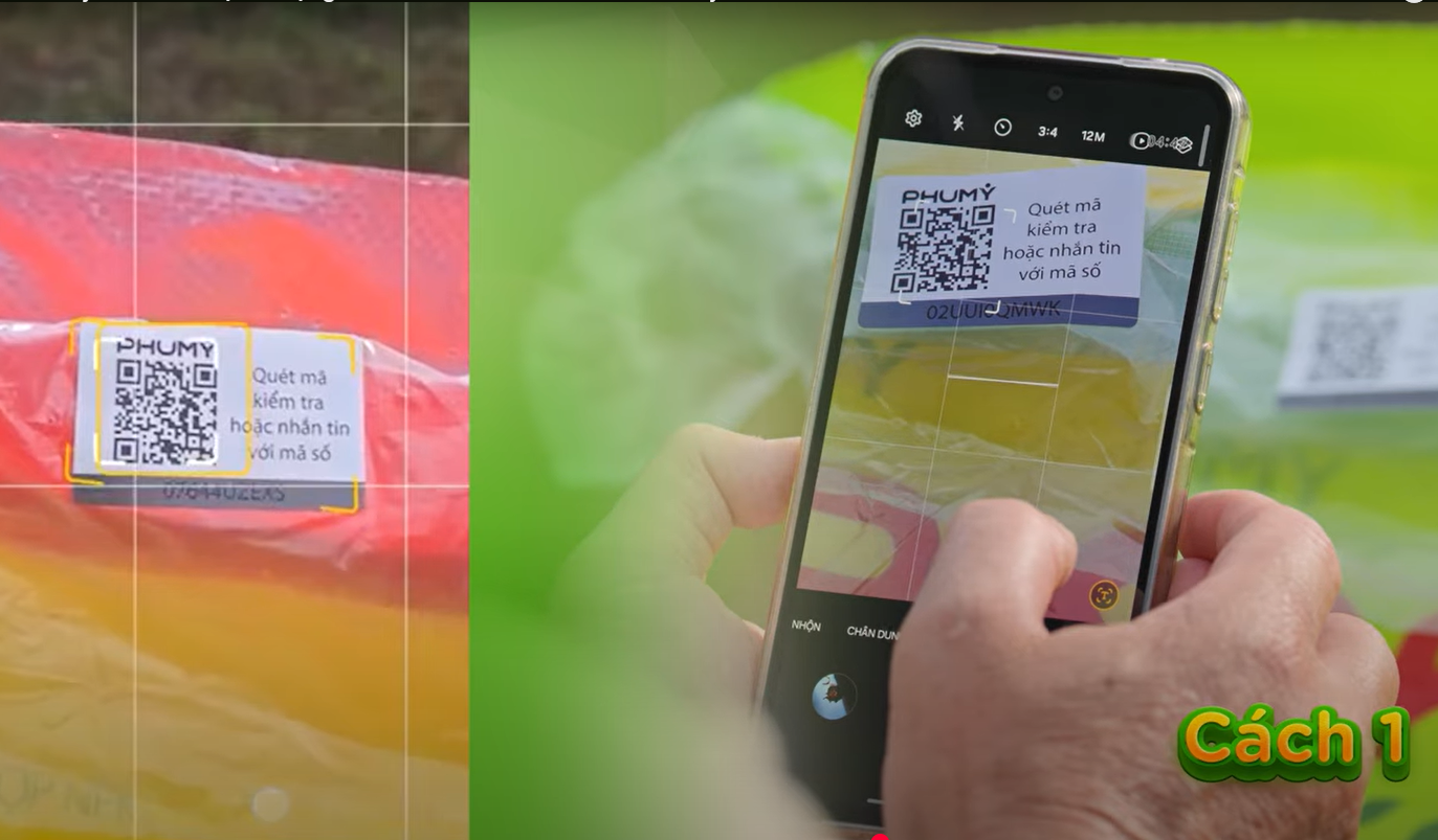 Công nghệ RFID QRcode được tích hợp vào bao bì sản phẩm