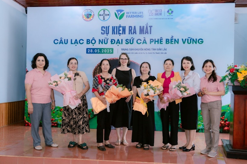 Bayer cùng đối tác ra mắt Câu lạc bộ Nữ Đại sứ Cà phê Bền vững