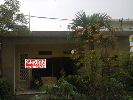 Ngôi nhà nơi xảy ra sự việc hi hữu. Ảnh: T.G. Ngôi nhà nơi xảy ra sự việc hi hữu. Ảnh: T.G