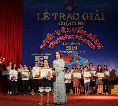Trao giải Cuộc thi 'Viết về cuốn sách yêu thích của em' ảnh 1