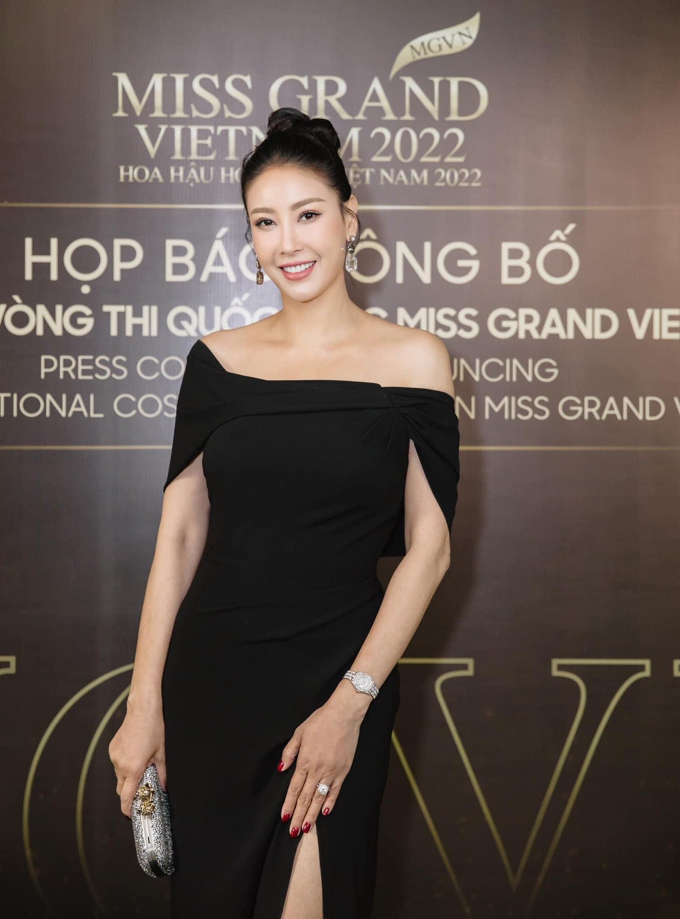Hoa hậu Hà Kiều Anh - trưởng ban giám khảo Miss Grand Vietnam 2022.