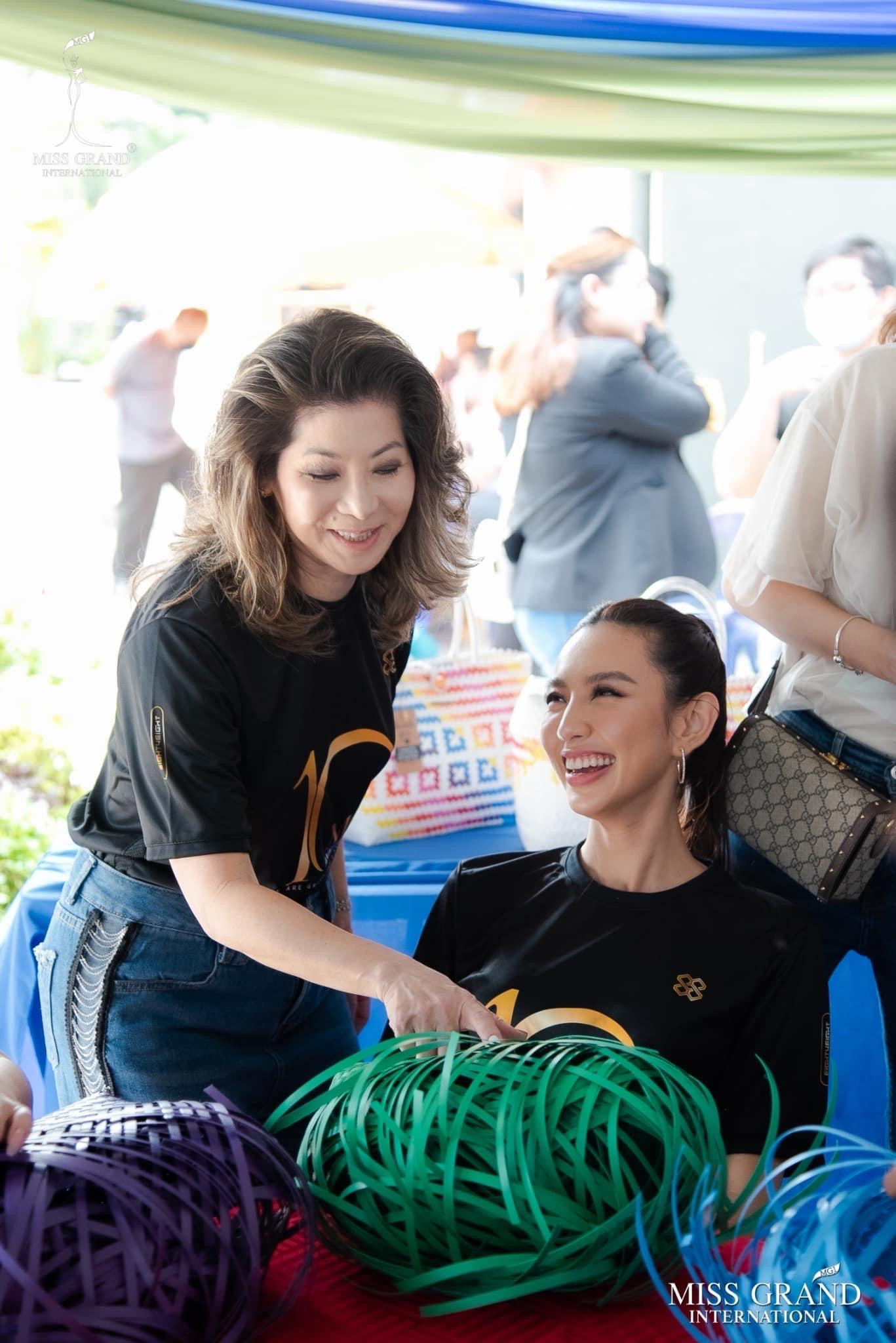 Thùy Tiên ghi điểm bởi sự thân thiện.