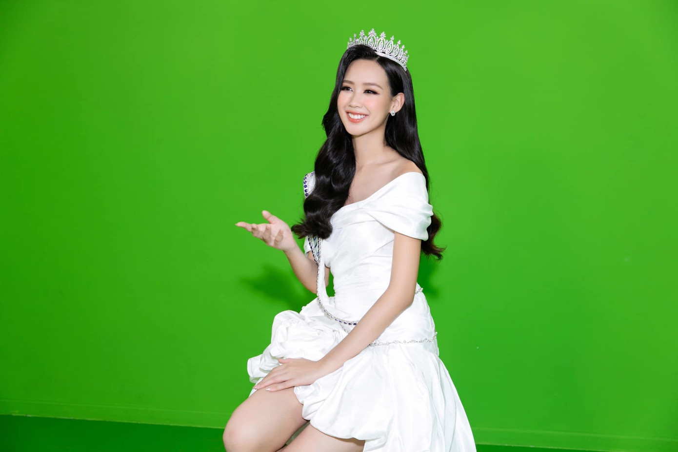 Nàng Á hậu cao 1m85 tươi tắn ở sự kiện. Nàng Á hậu cao 1m85 tươi tắn ở sự kiện.